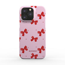 Load image into Gallery viewer, Bow Pink Snap Phone Case
