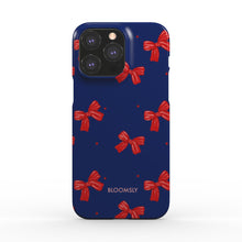 Load image into Gallery viewer, Bow Navy Snap Phone Case
