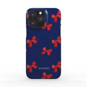 Bow Navy Snap Phone Case