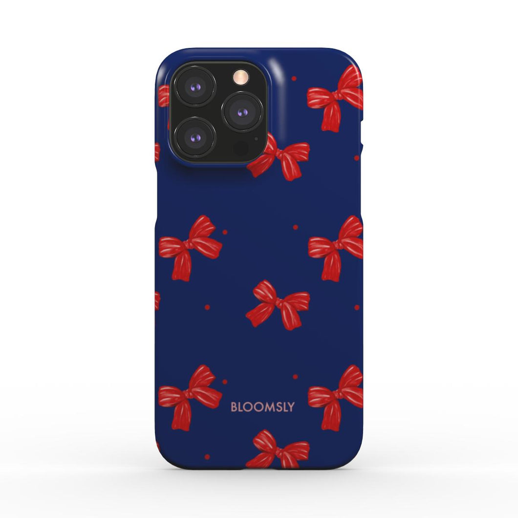 Bow Navy Snap Phone Case