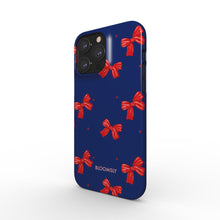 Load image into Gallery viewer, Bow Navy Snap Phone Case
