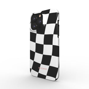 Black&White Plaid Snap Phone Case