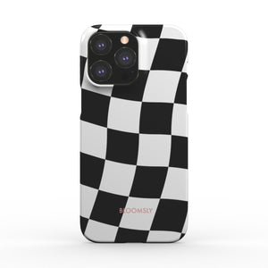 Black&White Plaid Snap Phone Case