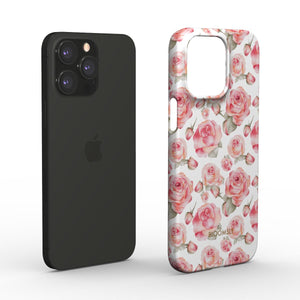 Rose Garden White Snap Phone Case