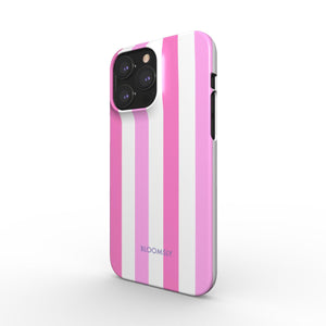 Pink Stripes Snap Phone Case