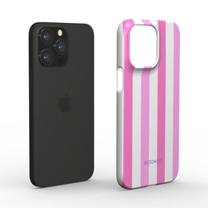 Pink Stripes Snap Phone Case