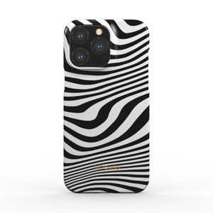 Zebra B&W Snap Phone Case