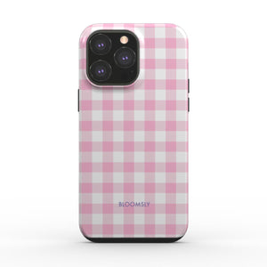 Plaid Pink Tough Phone Case