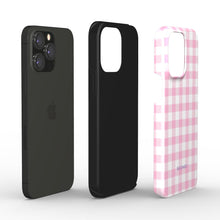 Load image into Gallery viewer, Plaid Pink Tough Phone Case
