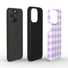 Load image into Gallery viewer, Plaid Violet Tough Phone Case
