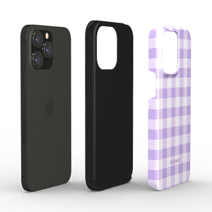 Plaid Violet Tough Phone Case