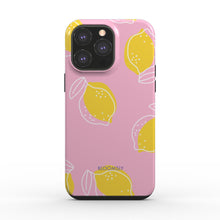 Load image into Gallery viewer, Lemons Light Pink Tough Phone Case
