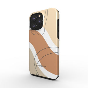 Abstract Waves Light Tough Phone Case