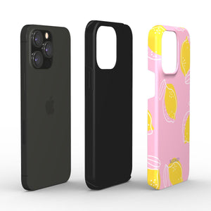 Lemons Light Pink Tough Phone Case