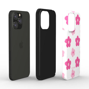 Pink Flowers Tough Phone Case