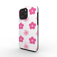 Load image into Gallery viewer, Pink Flowers Tough Phone Case
