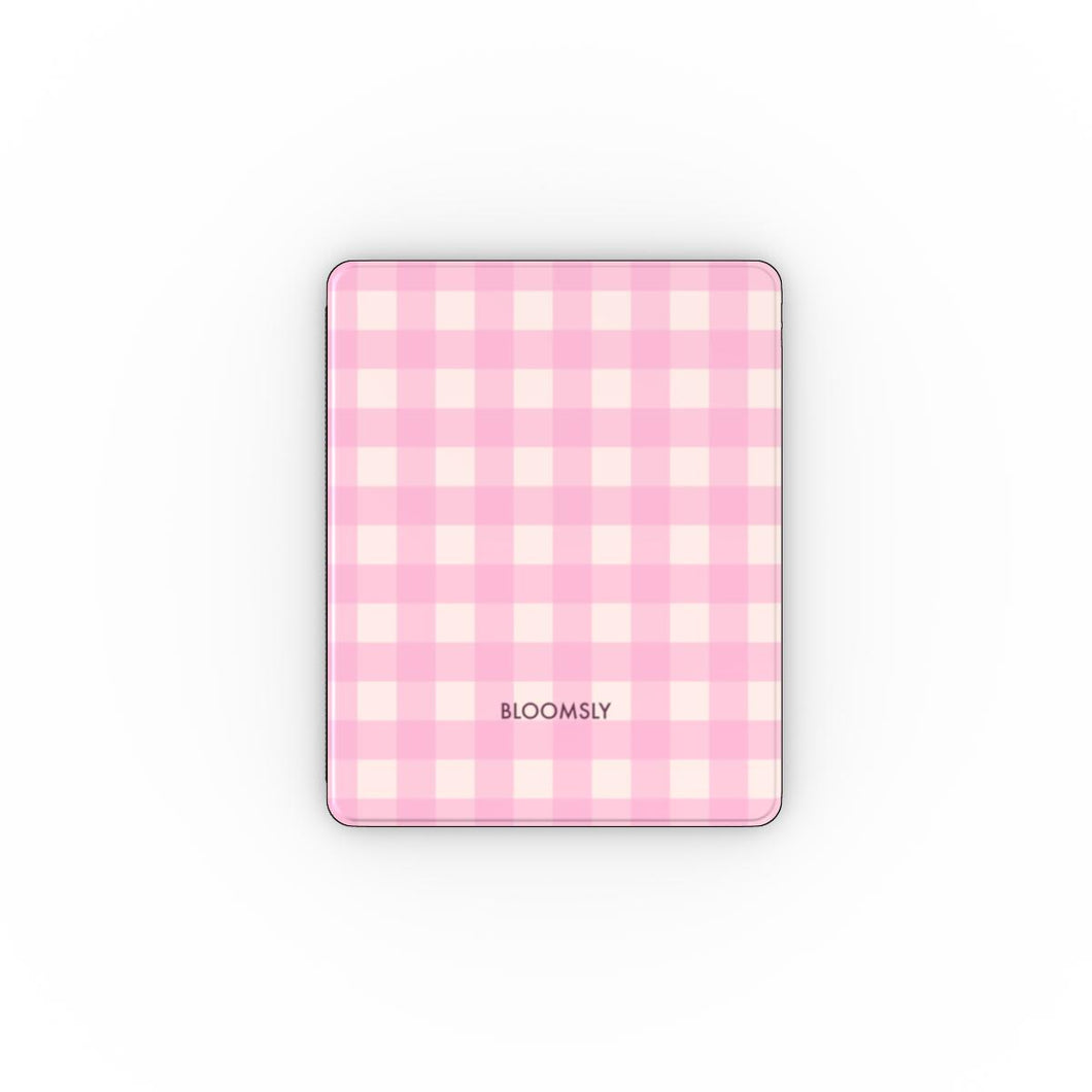 Pink Plaid Apple iPad Case