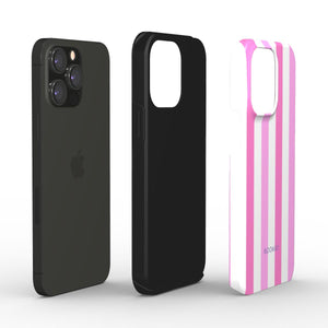 Pink Stripes Tough Phone Case