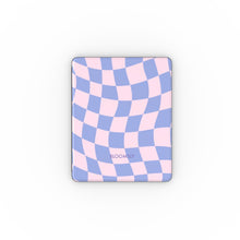 Load image into Gallery viewer, Pink/Violet Plaid Apple iPad Case
