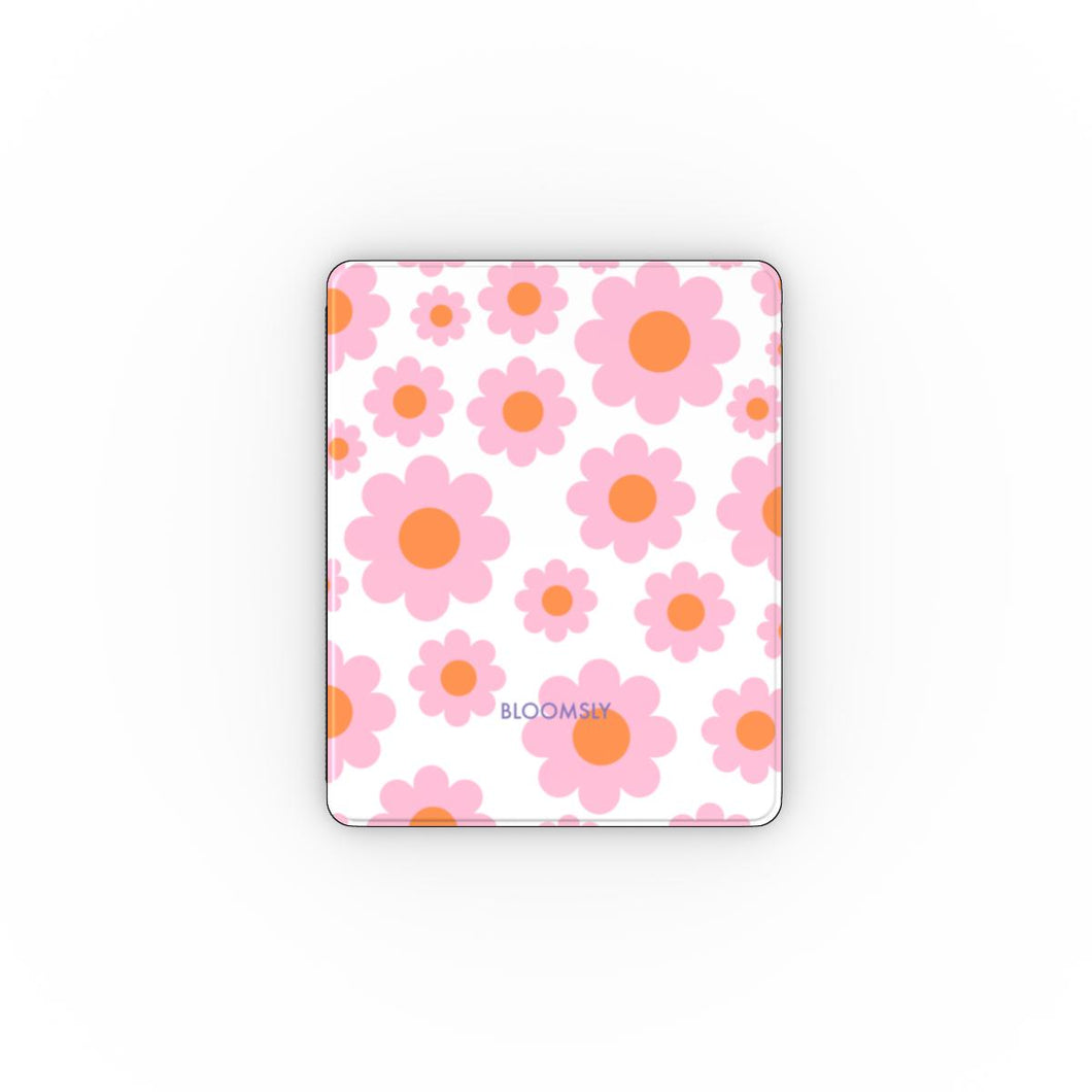 Pink Flowers Apple iPad Case