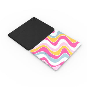 Colorful Waves Apple iPad Case