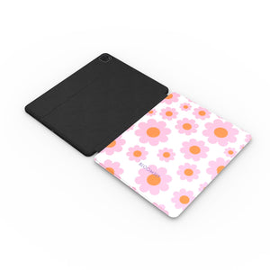 Pink Flowers Apple iPad Case