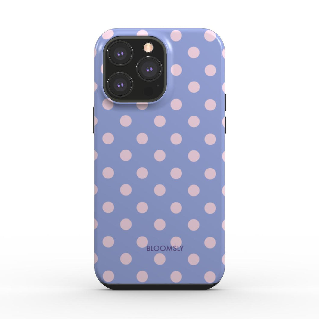 Violet Dots Tough Phone Case iPhone 16