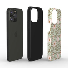 Load image into Gallery viewer, Peach Florals Pistachio Tough Phone Case
